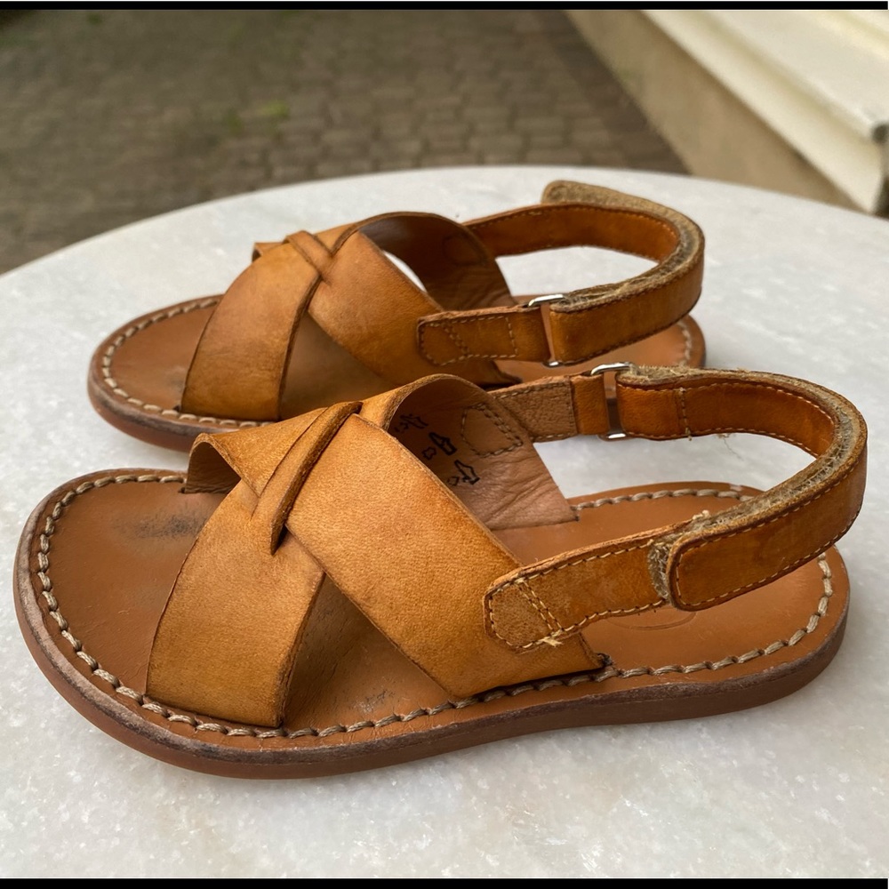 Pom D’Api Plage Stitch Cross Toddler Sandals, euro 25